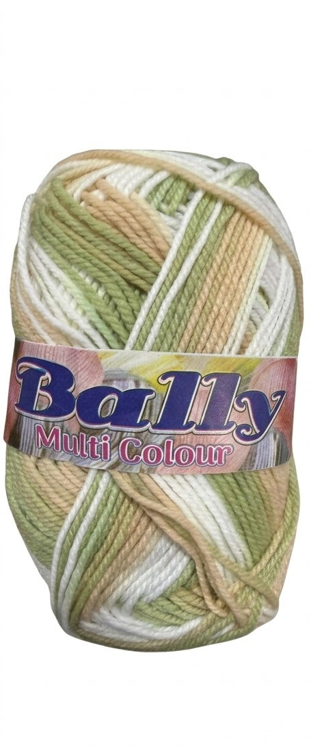 Bally Multi Colour Yarn - 4Ply Acrylic - 80 g