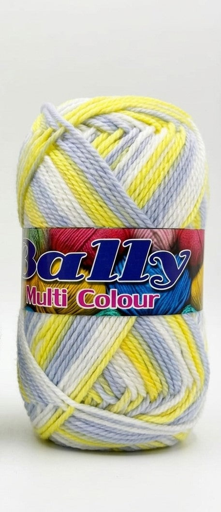 Bally Multi Colour Yarn - 4Ply Acrylic - 80 g