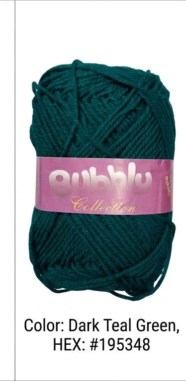 Bubbly Collection – Premium 4Ply Acrylic Yarn | 50+ Vibrant Colors