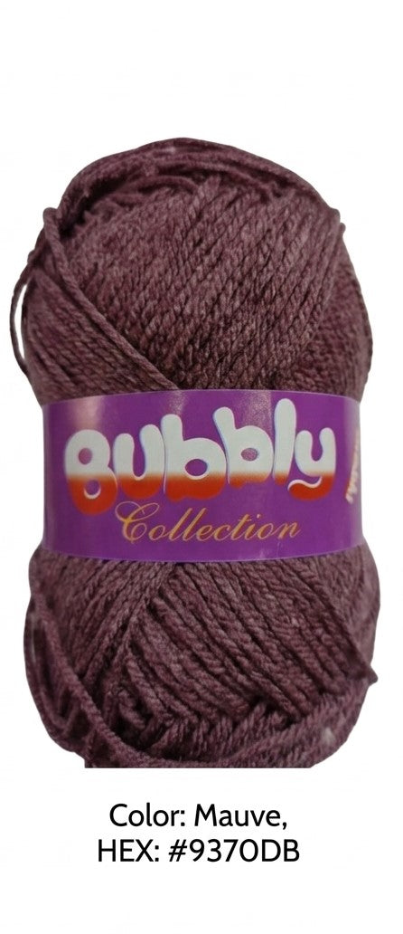 Bubbly Collection – Premium 4Ply Acrylic Yarn | 50+ Vibrant Colors