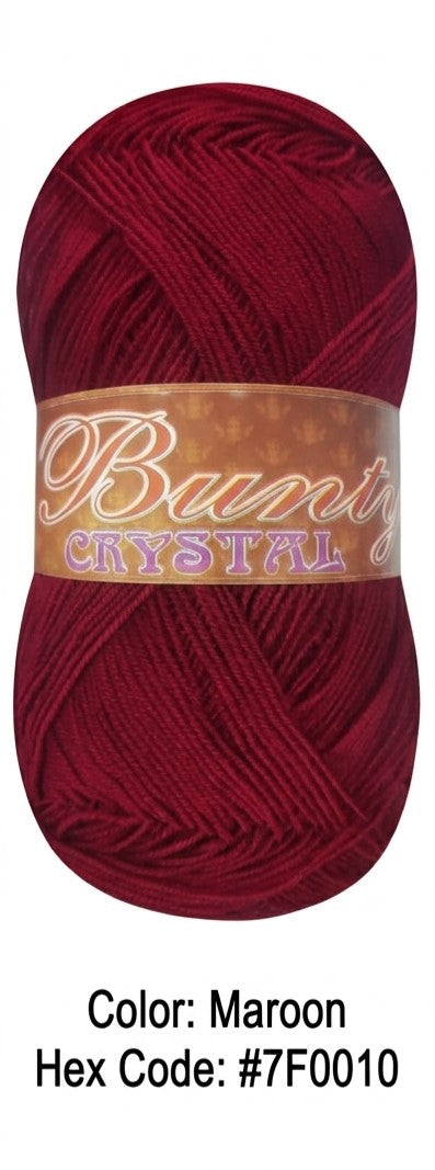Bunty Crystal Yarn 3ply 80g