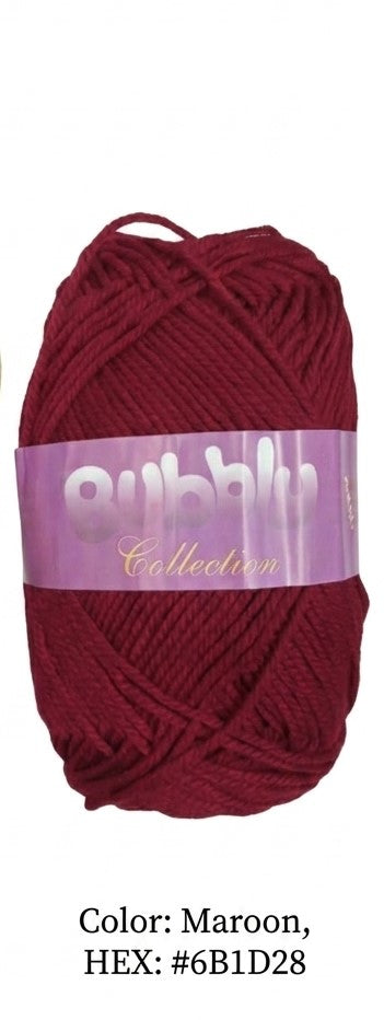 Bubbly Collection – Premium 4Ply Acrylic Yarn | 50+ Vibrant Colors