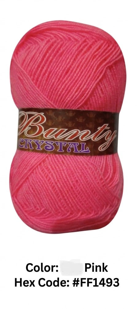 Bunty Crystal Yarn 3ply 80g