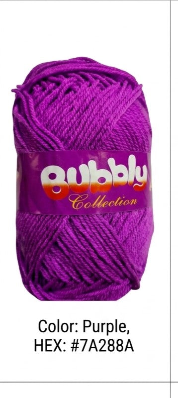 Bubbly Collection – Premium 4Ply Acrylic Yarn | 50+ Vibrant Colors