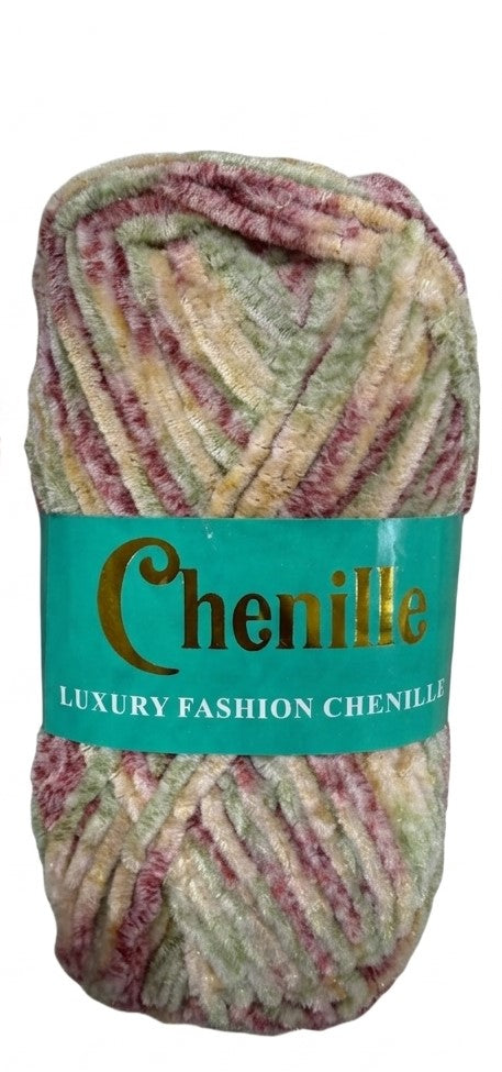 Chenille Fashion Velvet Soft Yarn – 80g Ball
