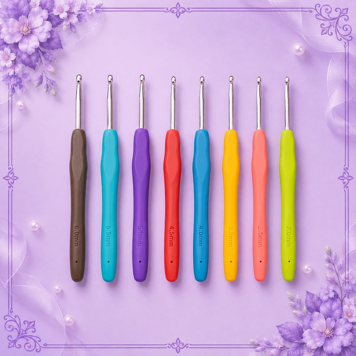 Crochet Hook – Rubber Handle