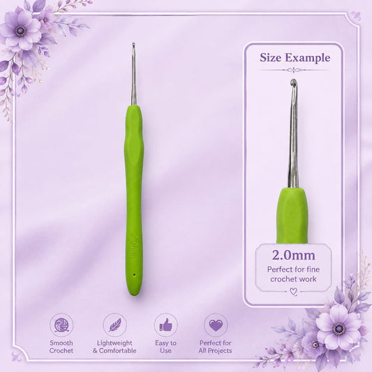 Crochet Hook – Rubber Handle
