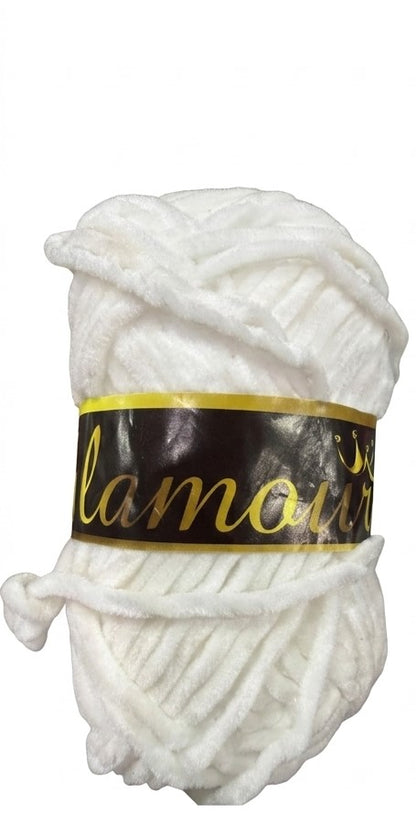 Plain Velvet Wool Yarn All Shades - 80g
