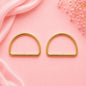 Gold Metal D Handle (5 Inch) – 1 Pair