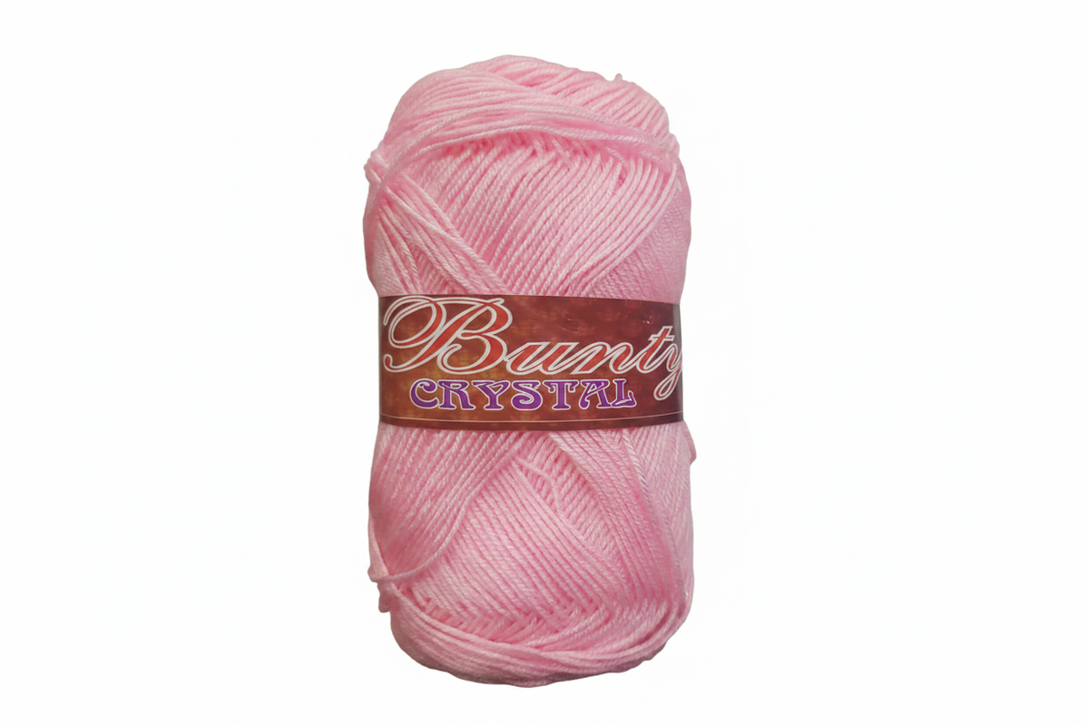 Bunty Crystal Pink Yarn on white background