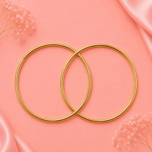Round Metal Bag Handles – Gold Purse Handles (1 Pair)